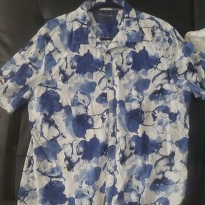 Calvin Klein button T-shirt